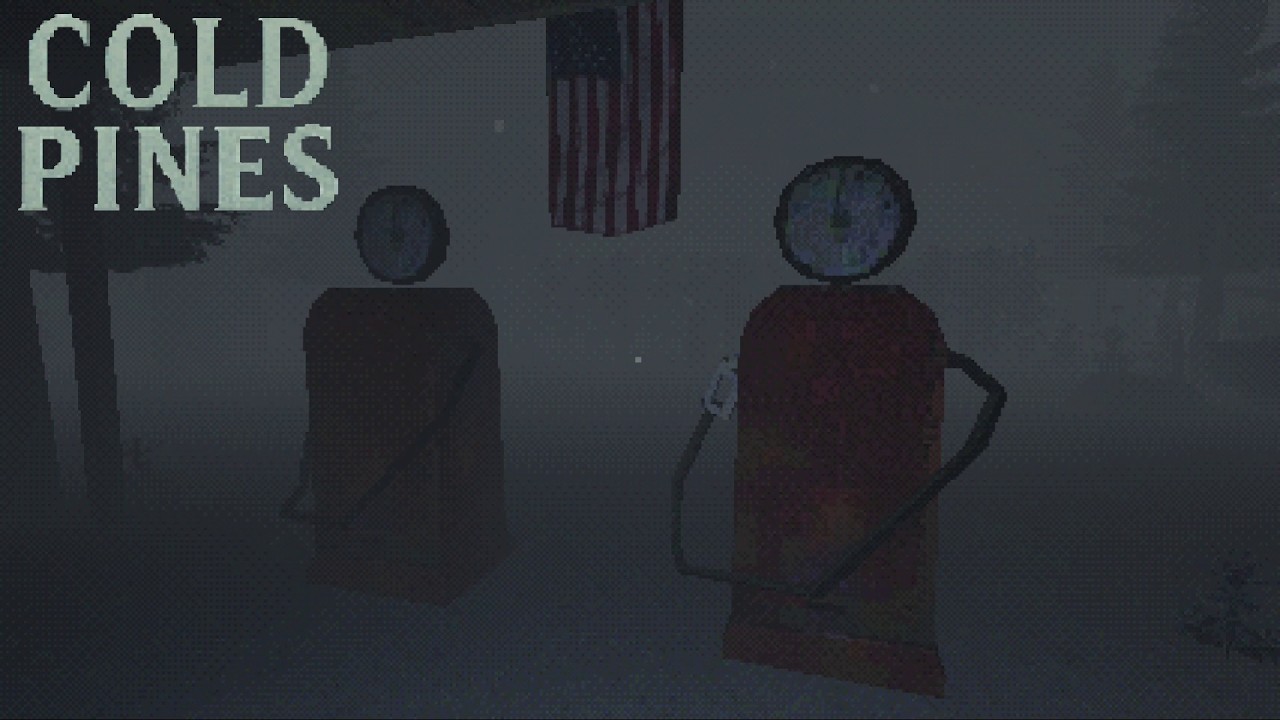ガソリンスタンドで働くホラーゲーム「COLDPINES」