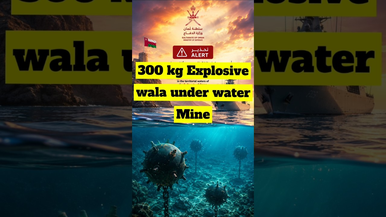 Strait of Hormuz Blocked? 🚨 Oman Sea Mine Alert! #shorts