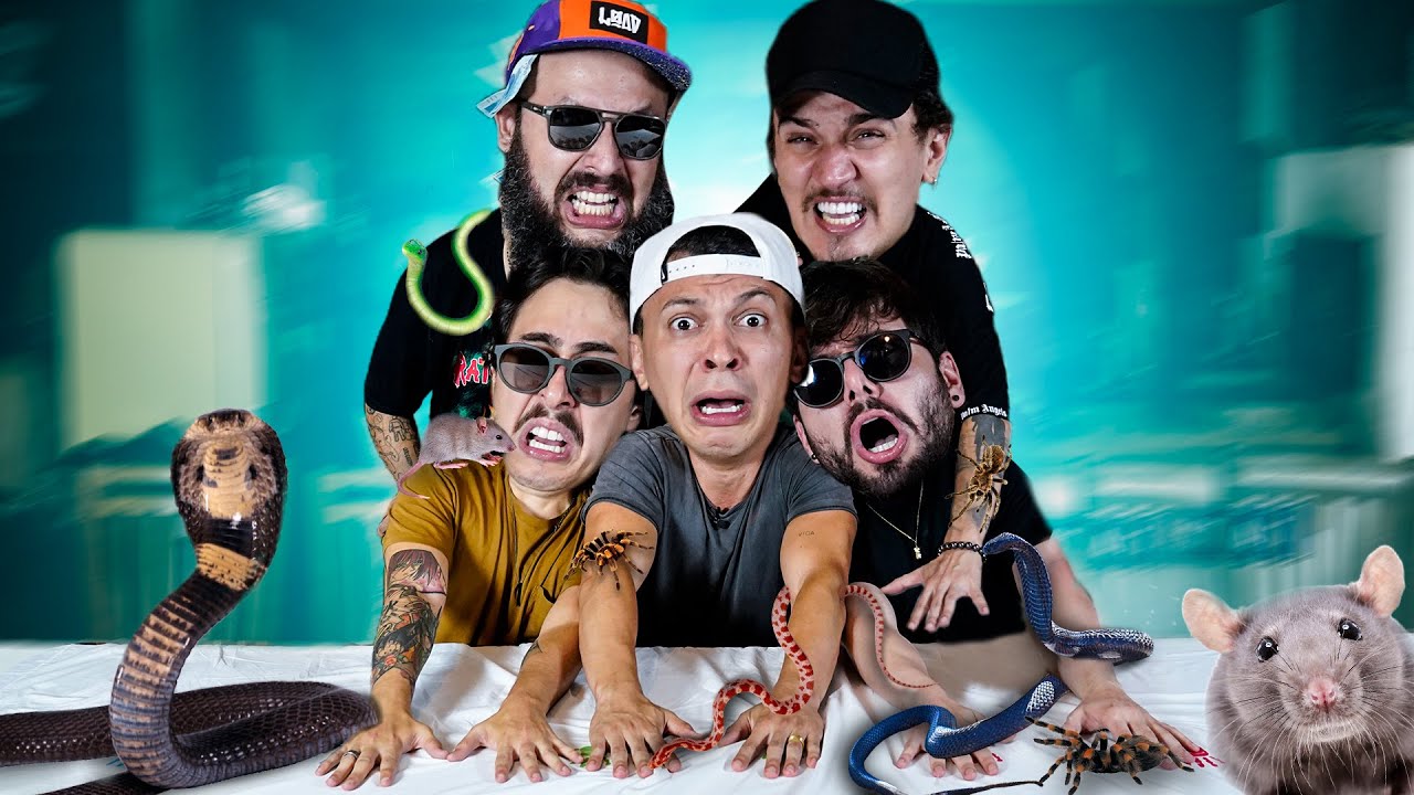 É PROIBIDO SE MEXER! 🐍🕷️ (ft. YOUTUBERS DAS ANTIGAS) *REPOST*