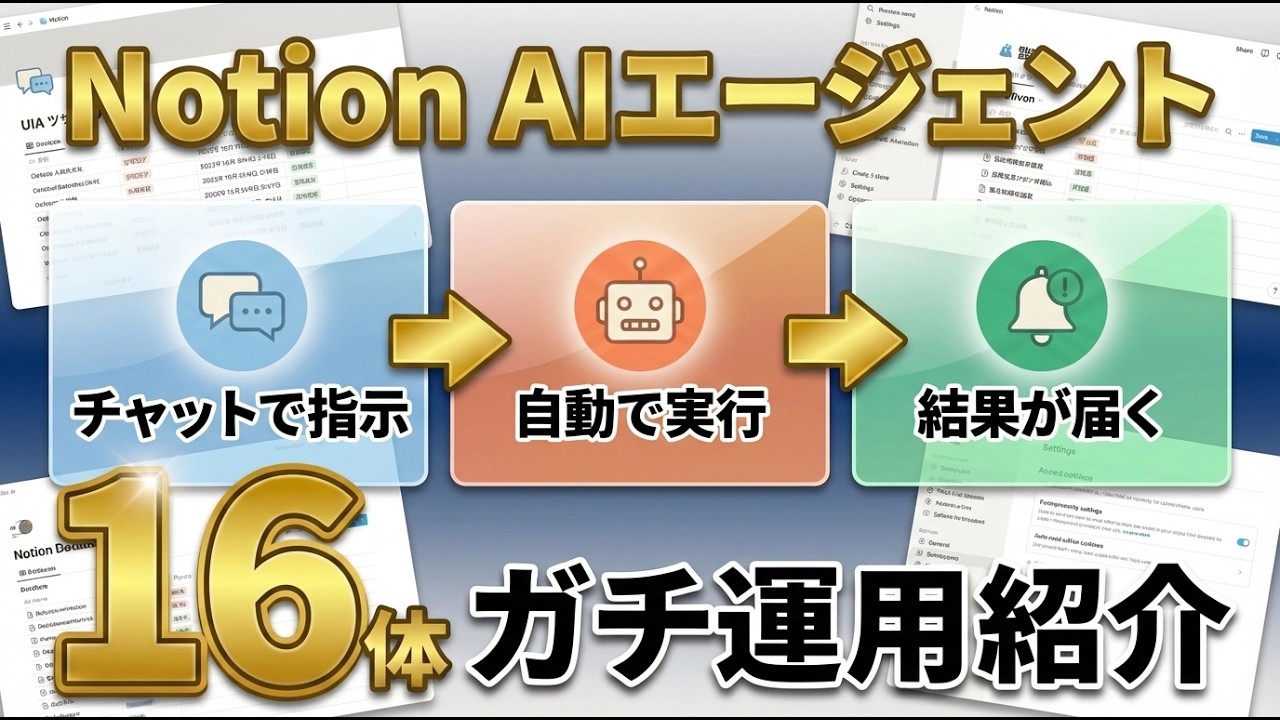 遂に登場したNotion AIカスタムエージェントの実例を最速紹介