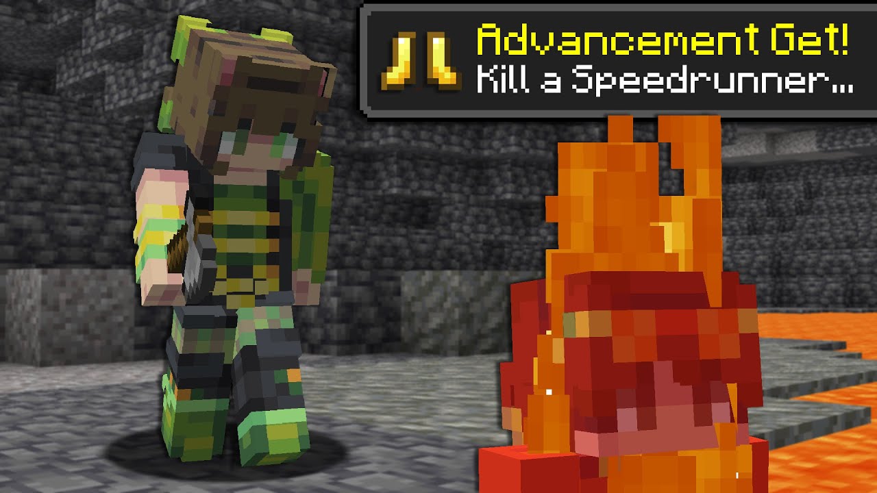 I Challenged a Speedrunner to an Advancement Race in Minecraft