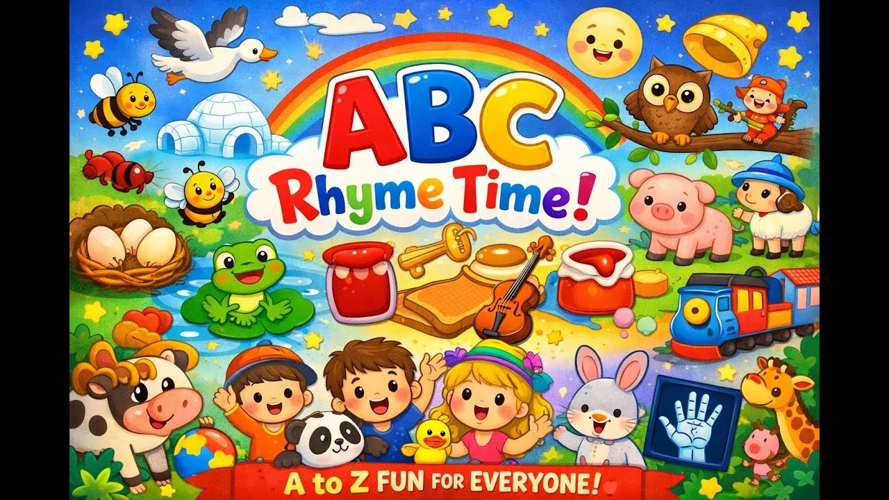 ABC Rhyme Time || Cloud Club Rhymes || Learn ABC for Children || Kids Song