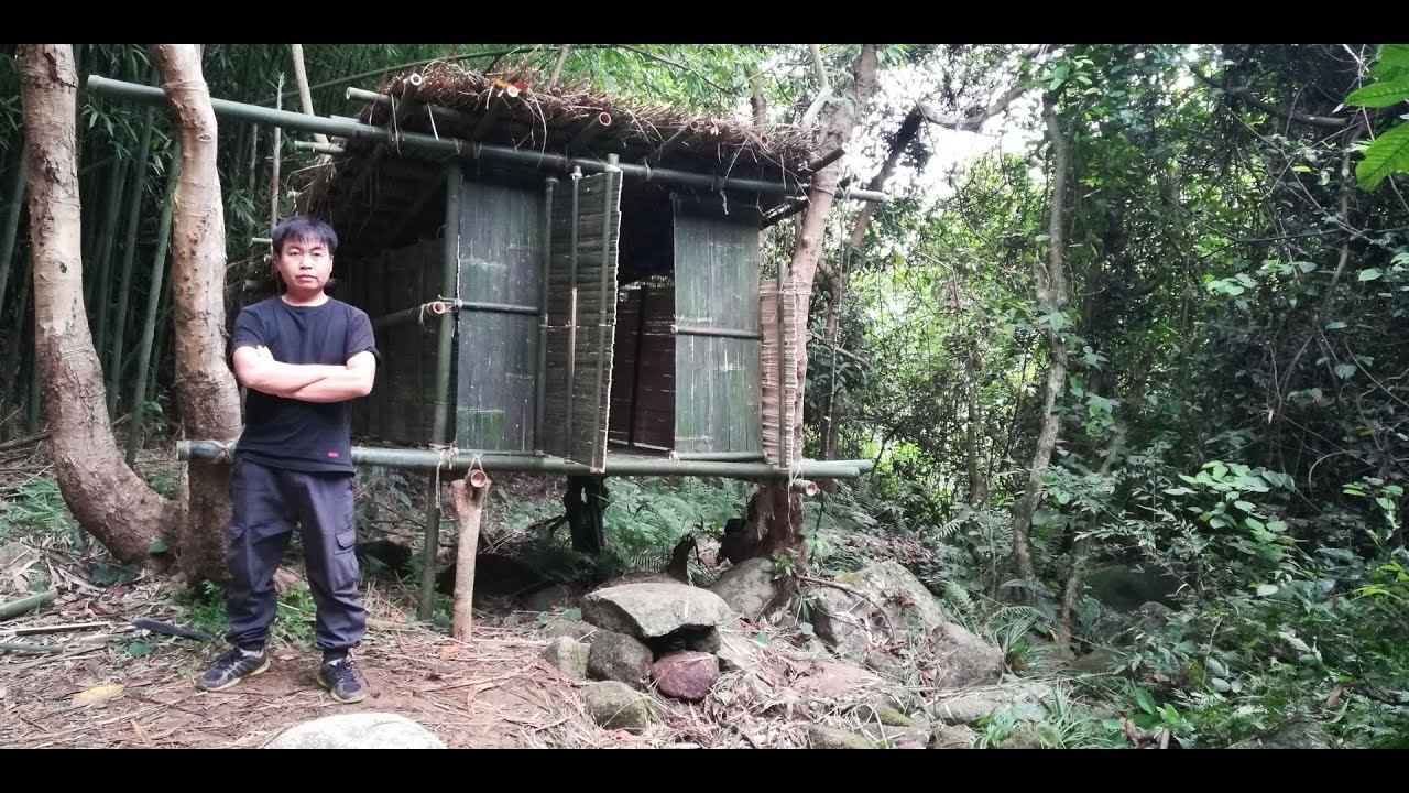 Tree House，在野外用最简单的工具建造树屋，接下来荒野独居生活