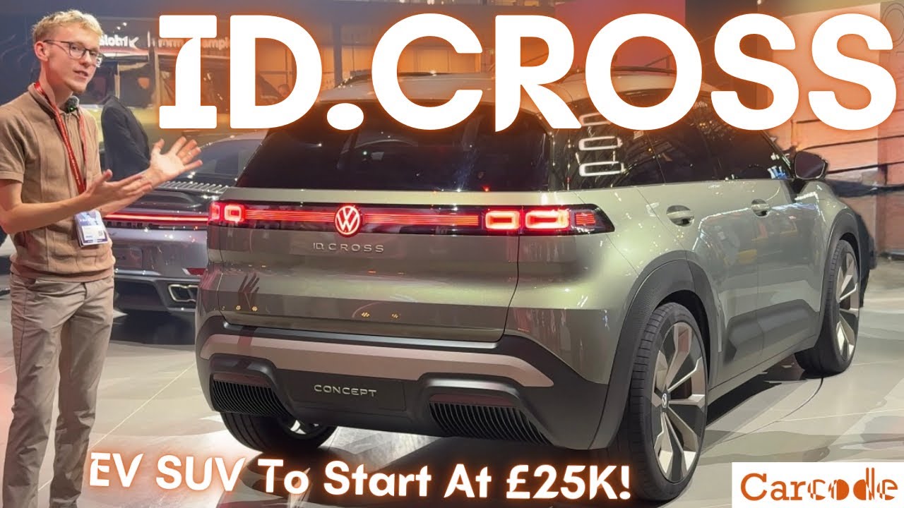 Volkswagen ID.CROSS Concept 2026 First Look At The Electric 'T-Cross' (UK)(4K) | Carcode