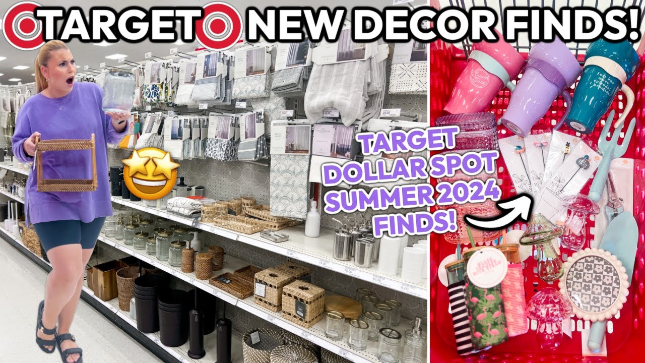 HIDDEN GEM DECOR AT 🎯 TARGET 🎯 *NEW FINDS* | 2024 Target Dollar Spot Summer + Kids Room Decor