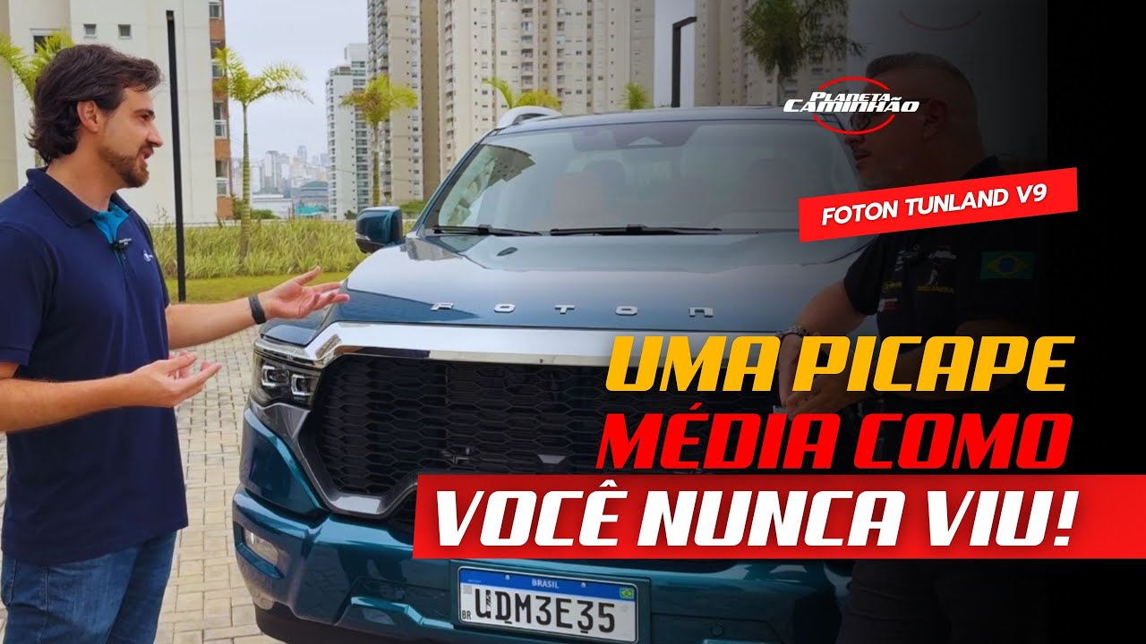 Rolê com a Tunland - EP 1: Conhecemos de perto a V9, gigante híbrida da Foton, cheia de tecnologias