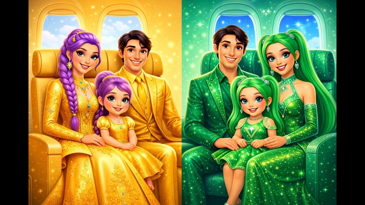 Gold Family vs Emerald Family 👑💚 | Luxury Rivalry No One Expected!
