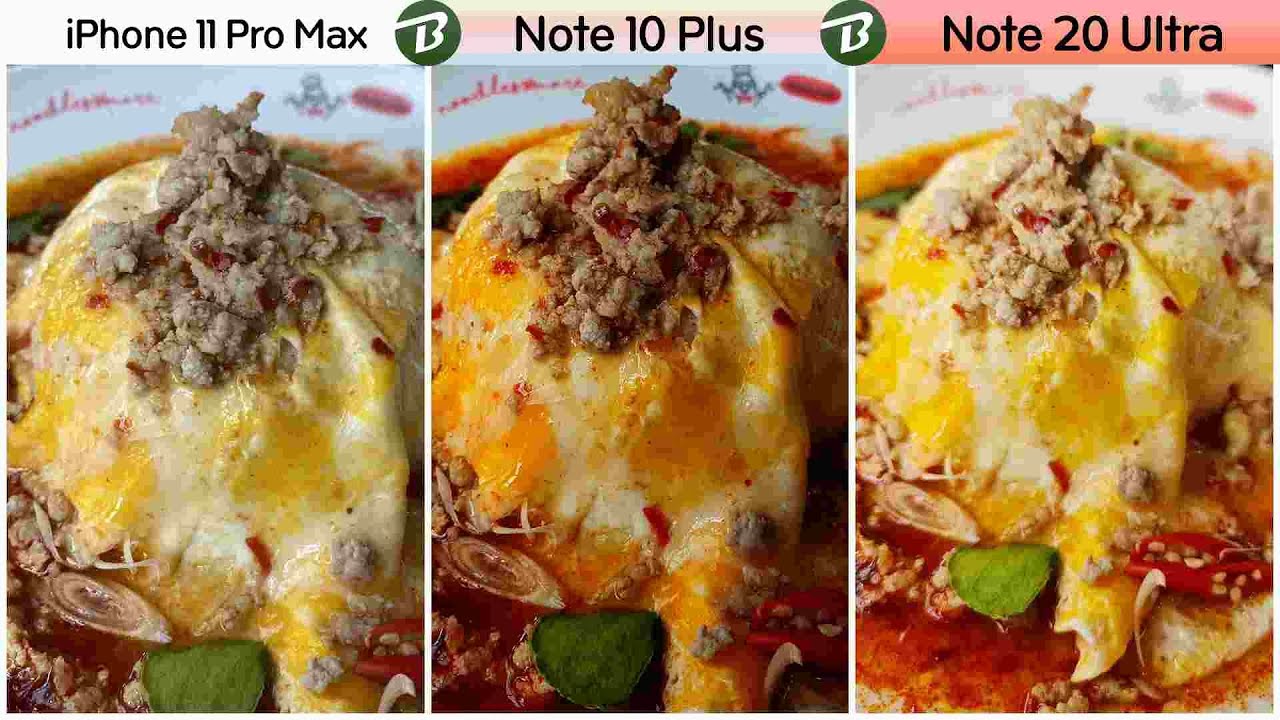 รีวิวกล้อง Galaxy Note 10 Plus Vs Note 20 Ultra Vs iPhone 11Pro Max