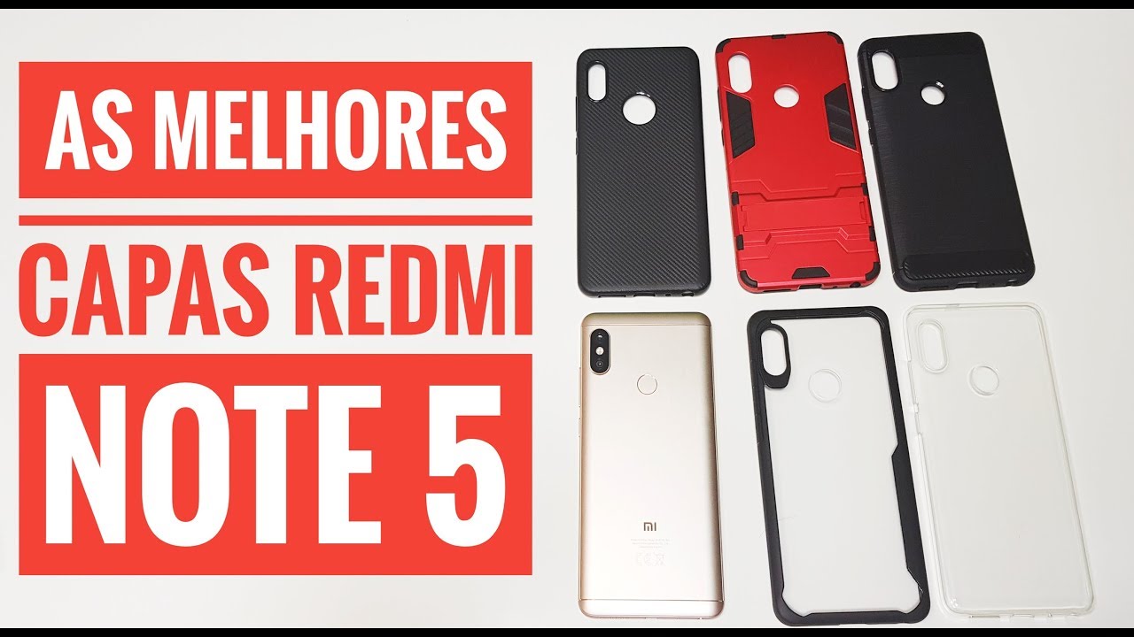 As Melhores Capas para o Redmi Note 5 da Xiaomi!