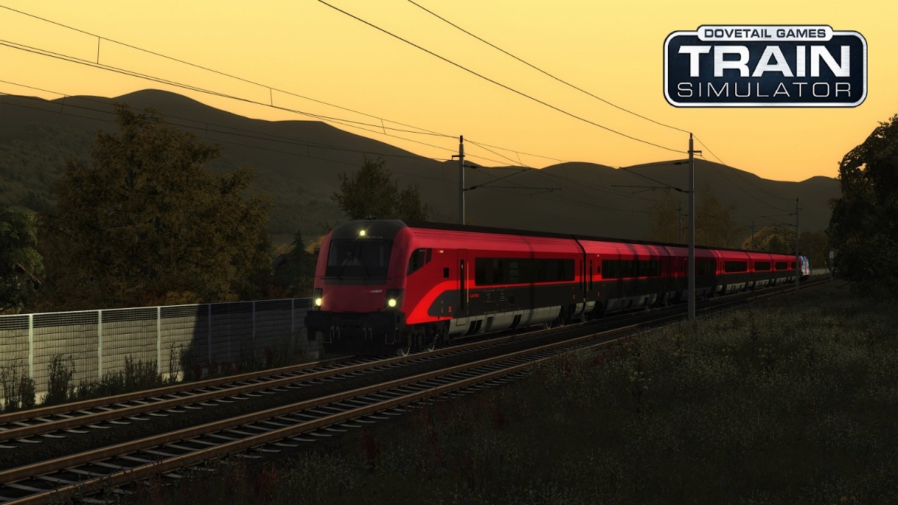 Railjet 741 Graz Hbf - Flughafen Wien [VIE] Train simulator Classic in Zeitraffer