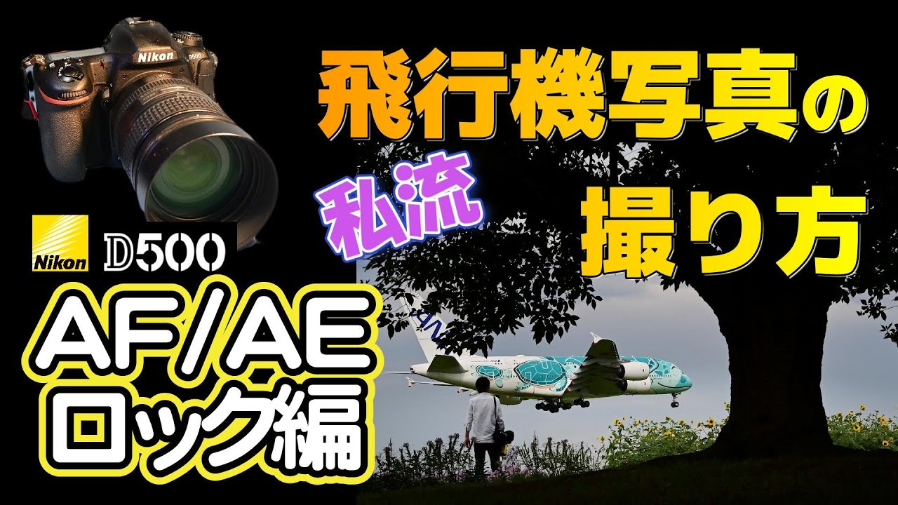 【飛行機写真の撮り方】AFロック編～すぐにマスター、楽しさ倍増