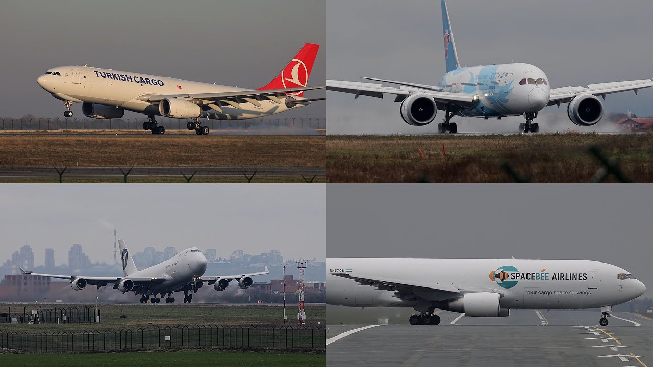 Plane spotting, Belgrade, November 2025, part 1/2 (4K)