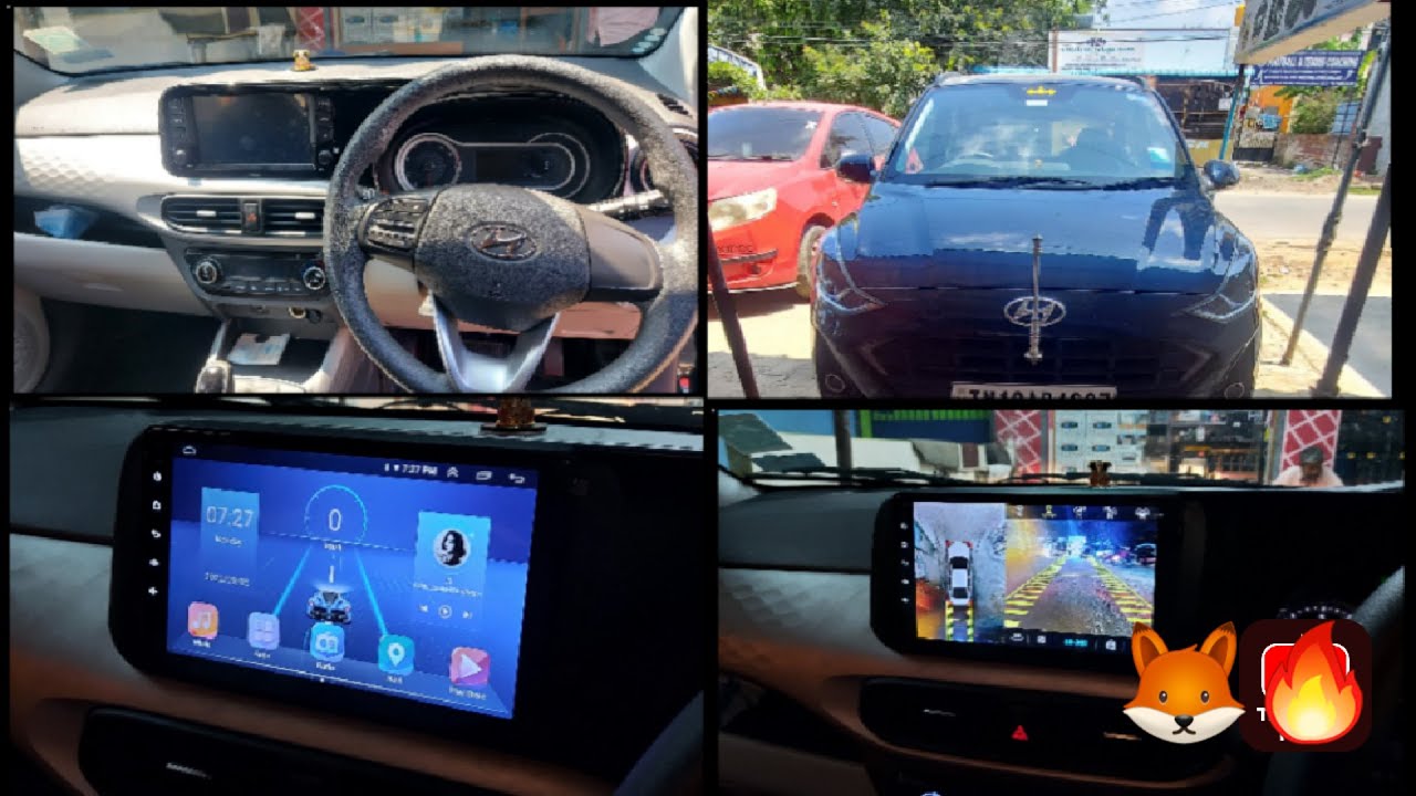 9inch android system with 360 degree camera for i10 grand 🥰 @rjcustomsquad