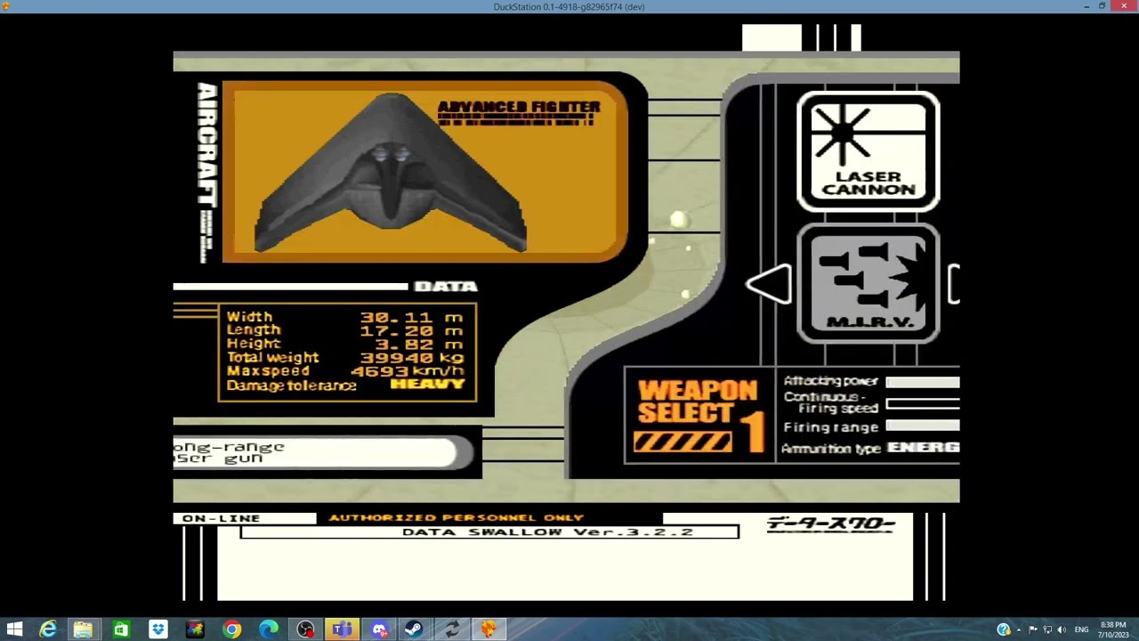 Ace Combat 3: Electrosphere (All Aircraft and my ranks)
