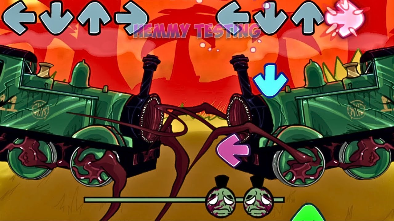 FNF Thomas and Friends ALL PHASES vs Thomas Railway Funkin Sings Chasing
