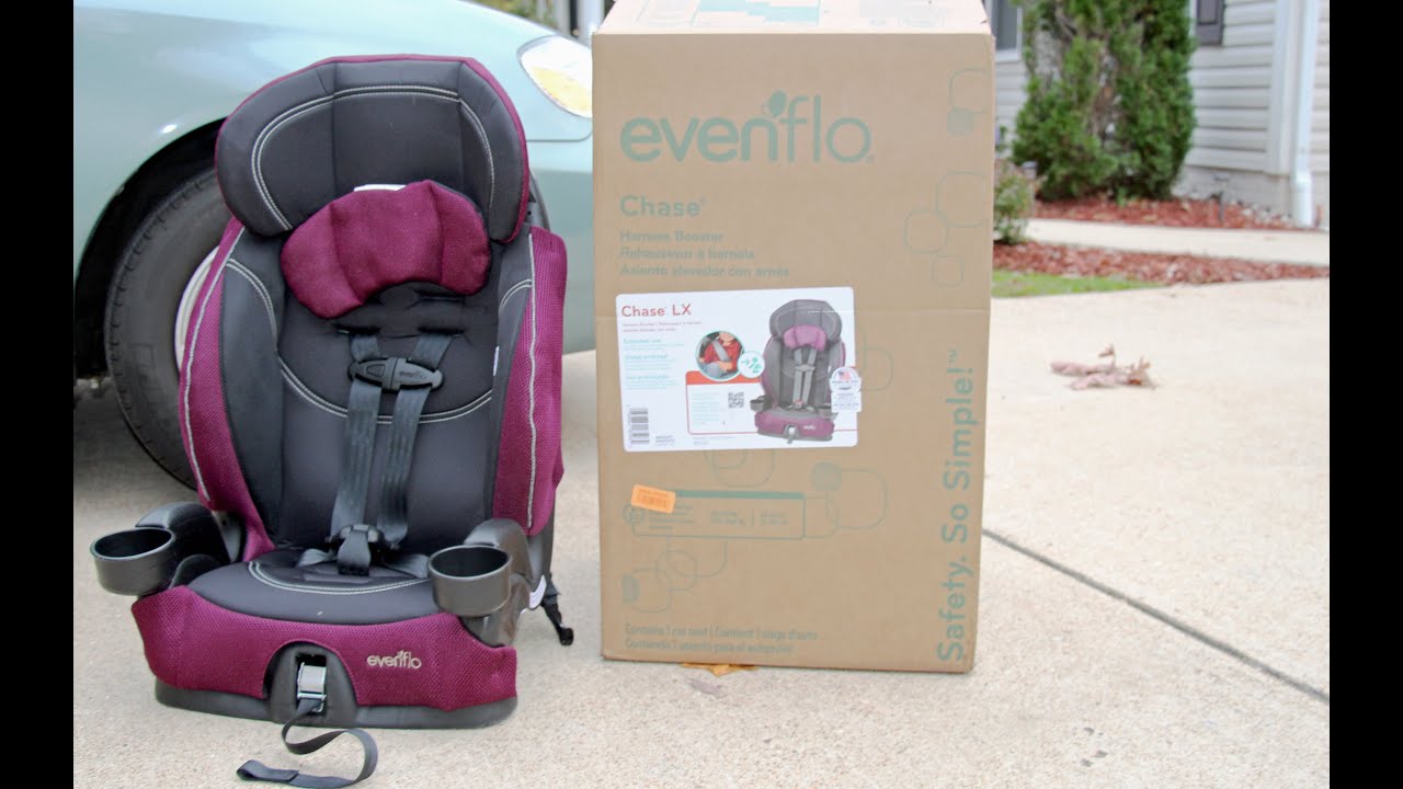 Обзор детского автокресла Evenflo Chase LX Harnessed Booster, Риз ⭐