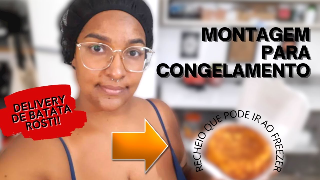 DELIVERY EM CASA | MONTANDO BATATAS ROSTI PARA CONGELAR #fa&ccedil;aevenda  #rendaextra #trabalhoemcasa