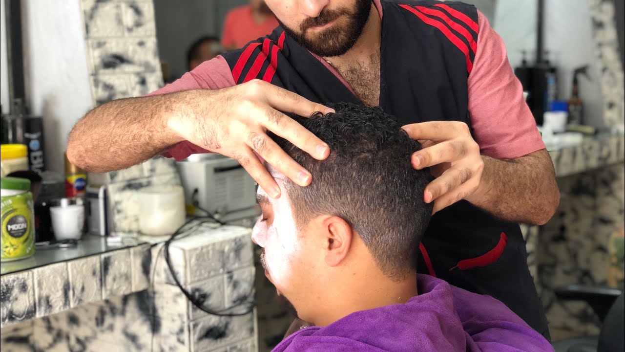 مساج الرأس والشعر / راح تتمنى لو كنت مكانه 😁🤗