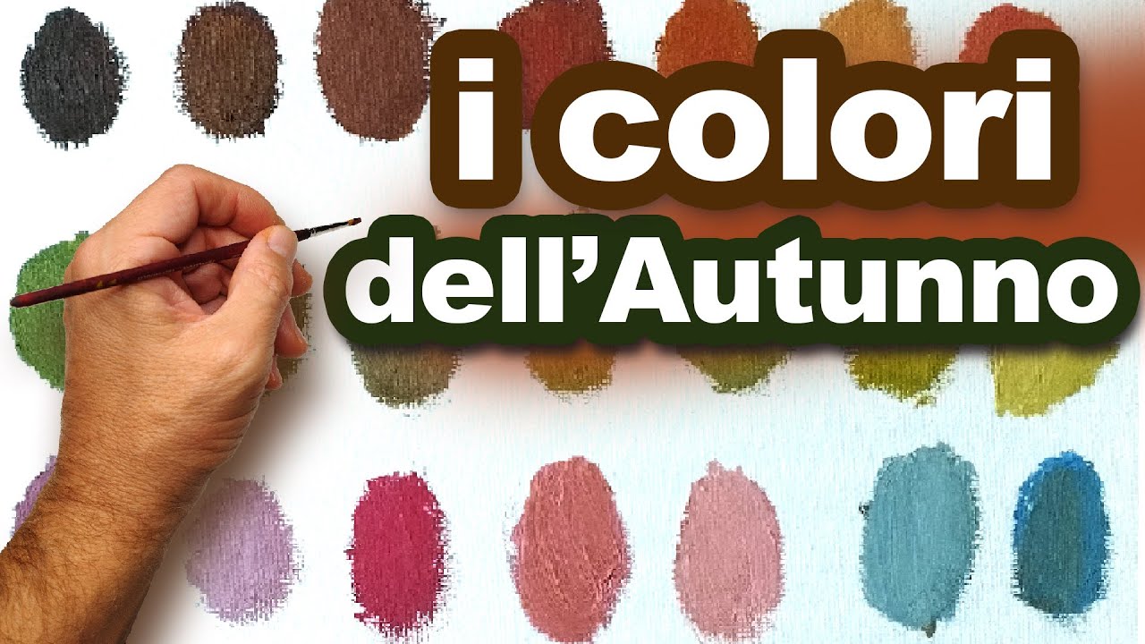 I Colori a olio per il paesaggio autunnale