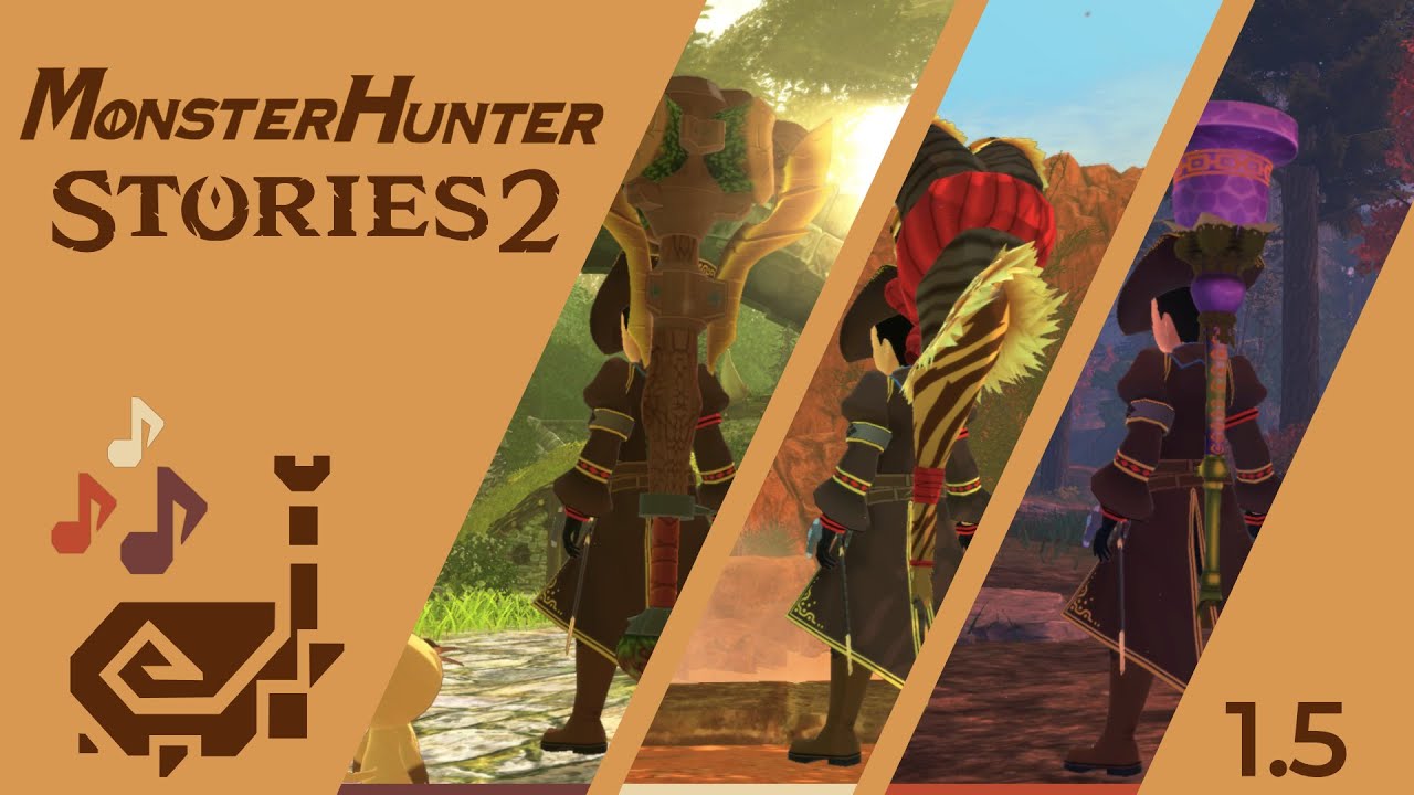 All Hunting Horns in Monster Hunter Stories 2 with Sounds (MHS2 v1.5)