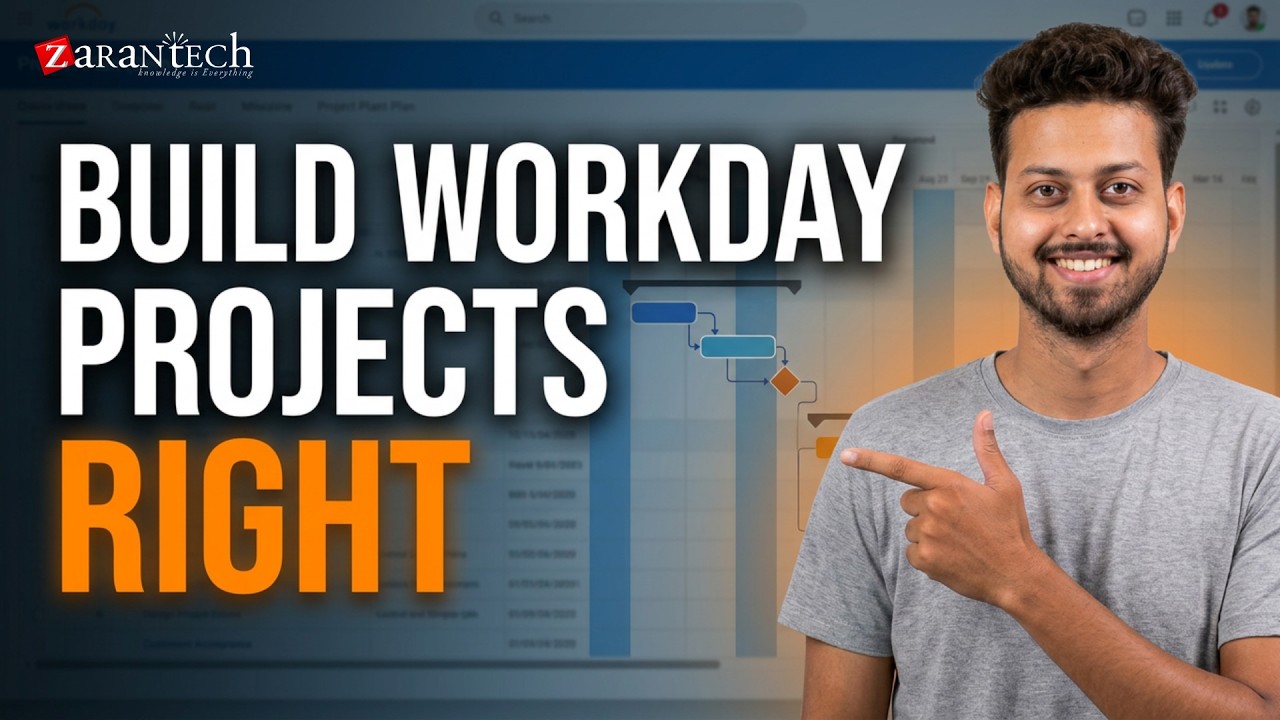 Defining Project Structures Using Plans, Phases, Tasks, and Templates | Workday Projects | ZaranTech