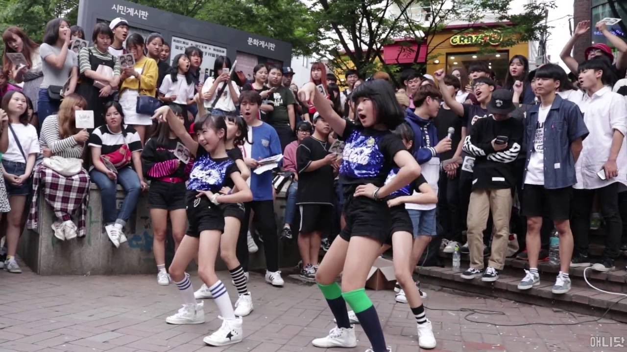 160910 프리티 (PRITTI) - 붐바야 (홍대 춤추는곰돌 버스킹공연) By 애니닷