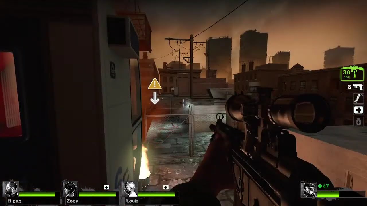 Jugando Left 4 Dead 2 Campñas enteras