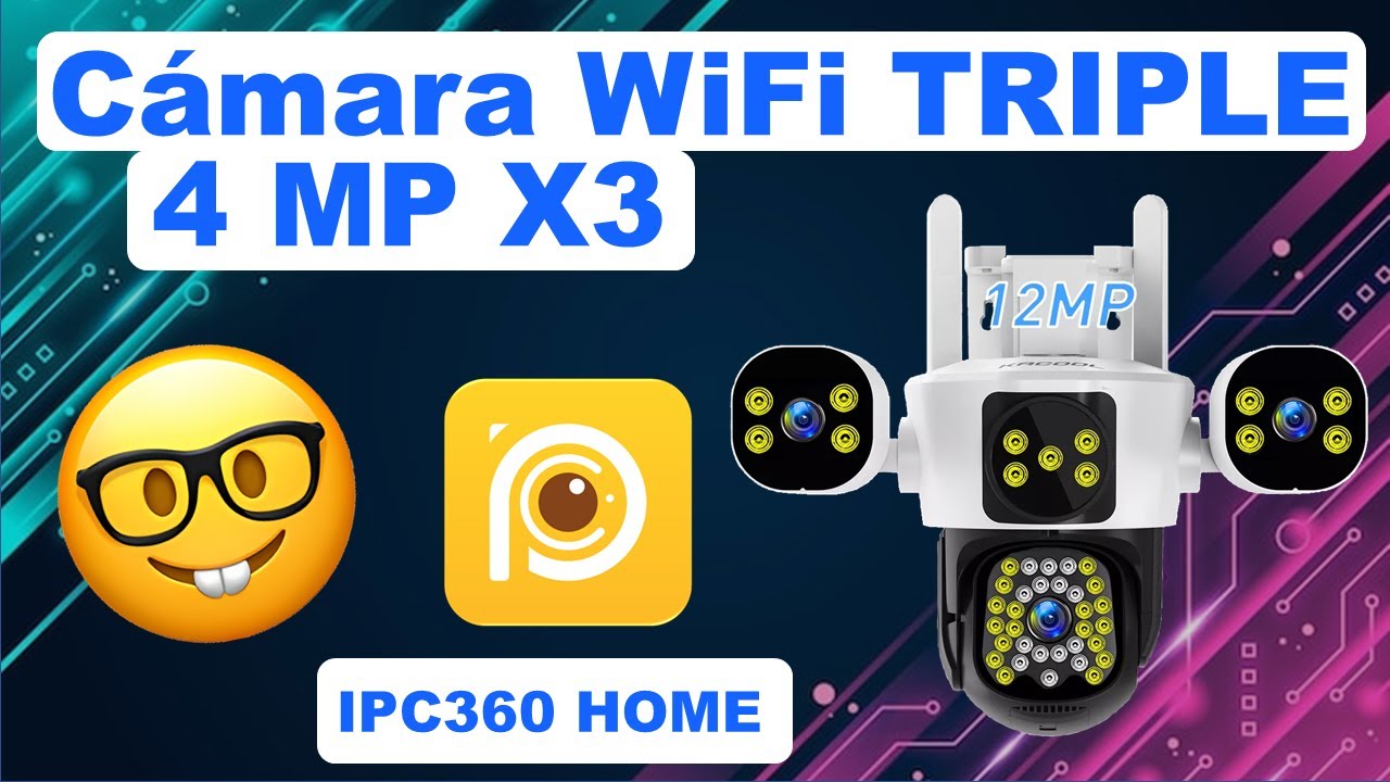 REVIEW CÁMARA WIFI TRIPLE LENTE DE 12 MP KACOOL para IPC360 HOME... ¿otra vez?