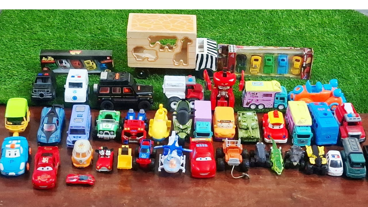 Satisfying ASMR Toy Cars 🚗 Treasure Hunt, Car Wash  Relaxing Games | Jolly Lolly ASMR