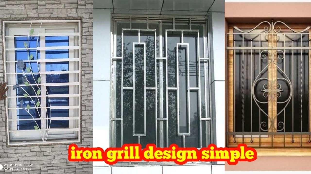 latest model window grill design || simple window grill design 2024 || iron grill design