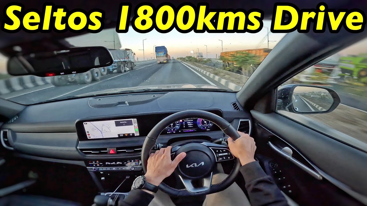 2024 KIA Seltos Diesel Automatic 1800km Drive Review l @Aayush ssm