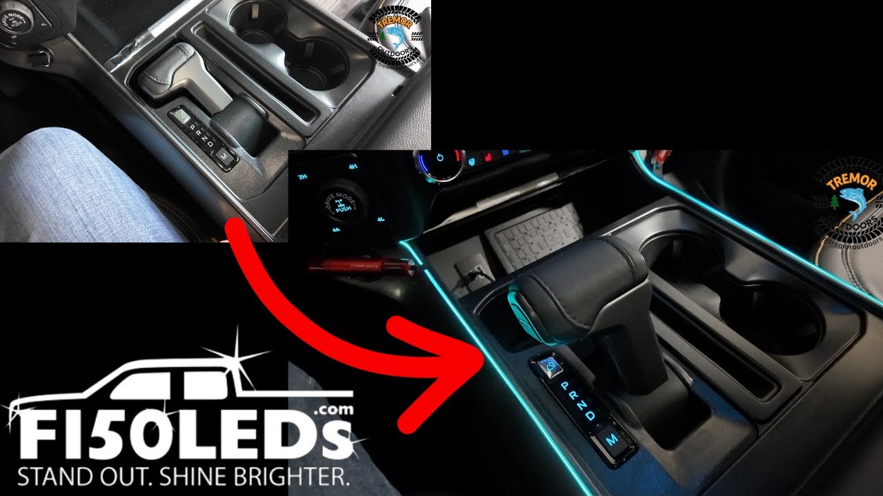 DIY F150LEDs Centre Console Lighting Kit Install | Ford F-150 Tremor Interior Upgrade