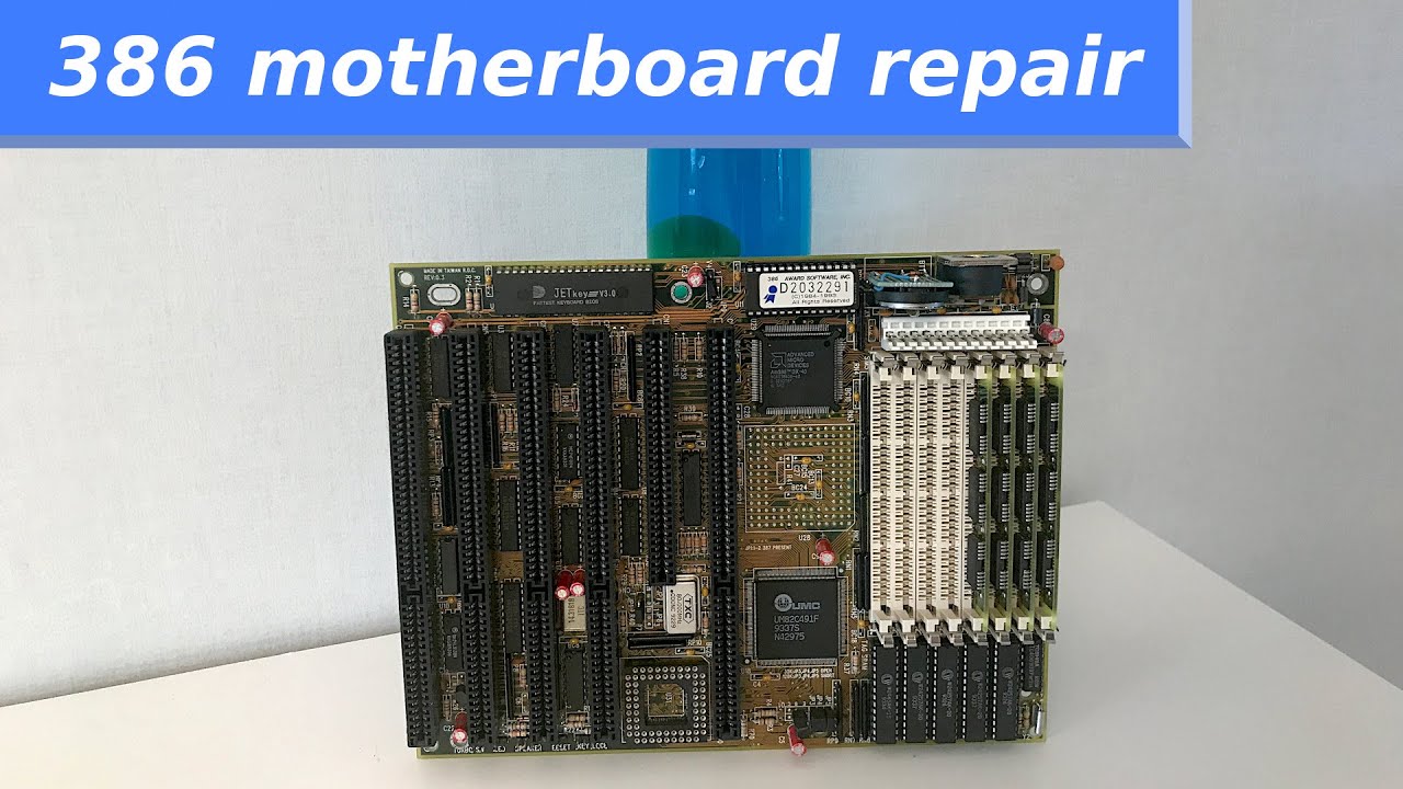 386 motherboard repair