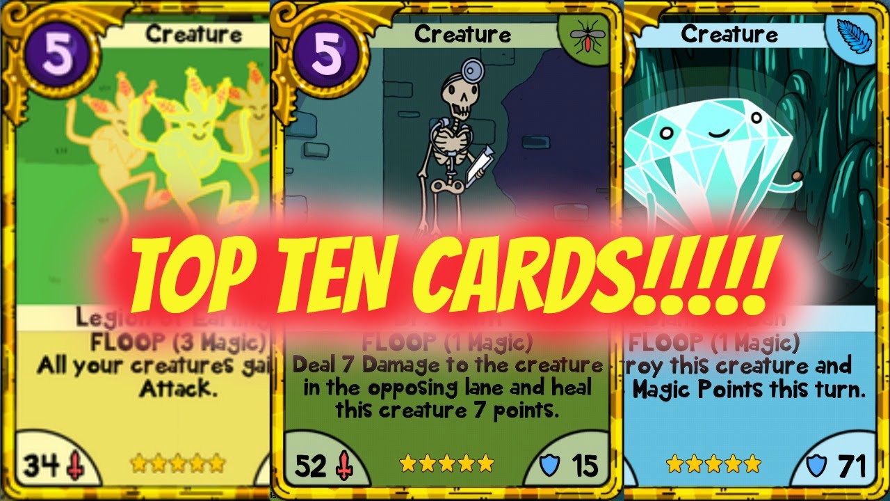 10 Most Powerful Cards in Card Wars!!!
