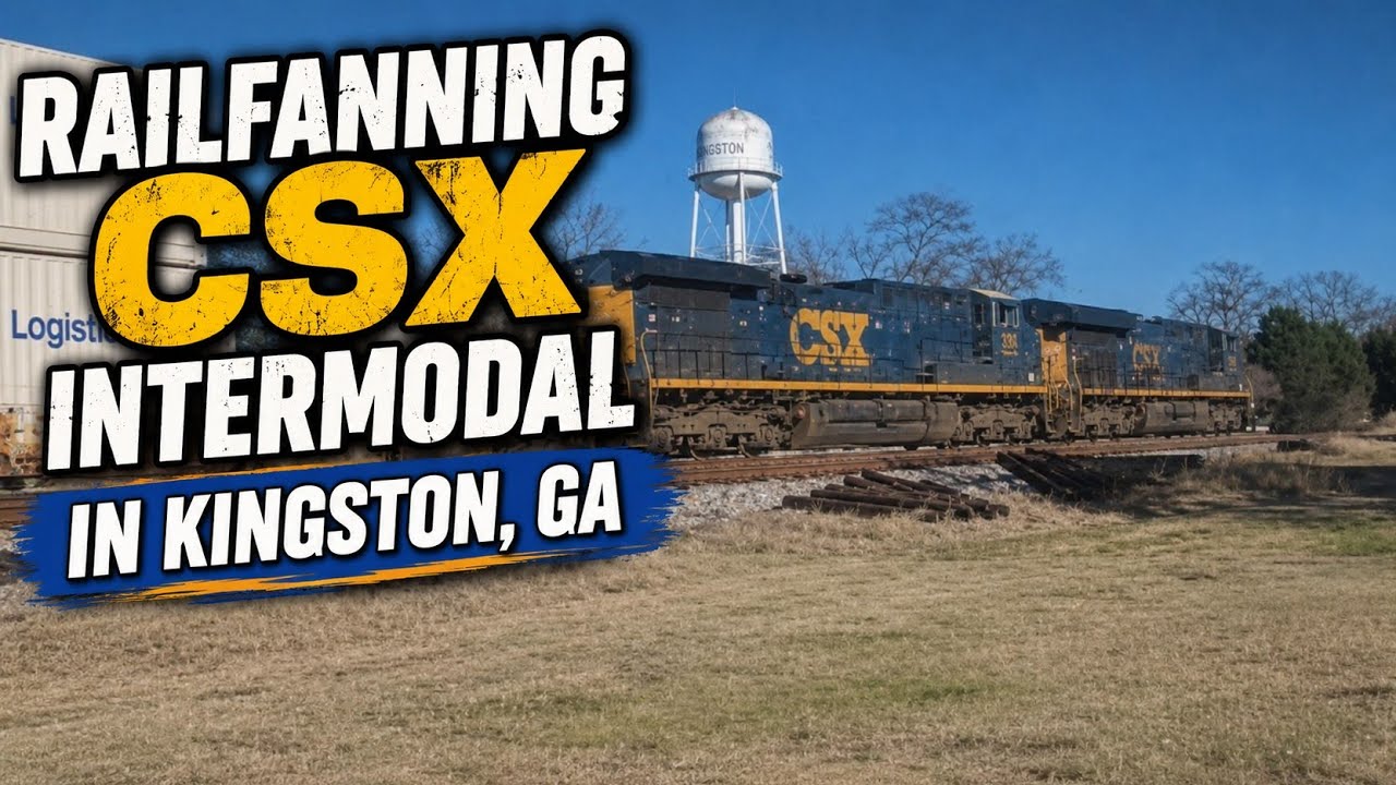 Railfanning CSX Intermodal in Kingston, GA
