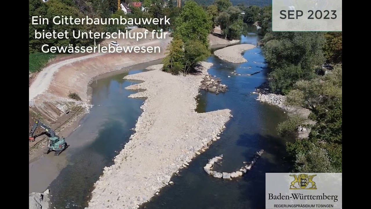 Neckaraue: Foto- und Videodokumentation der Neckar-Revitalisierung in Tübingen
