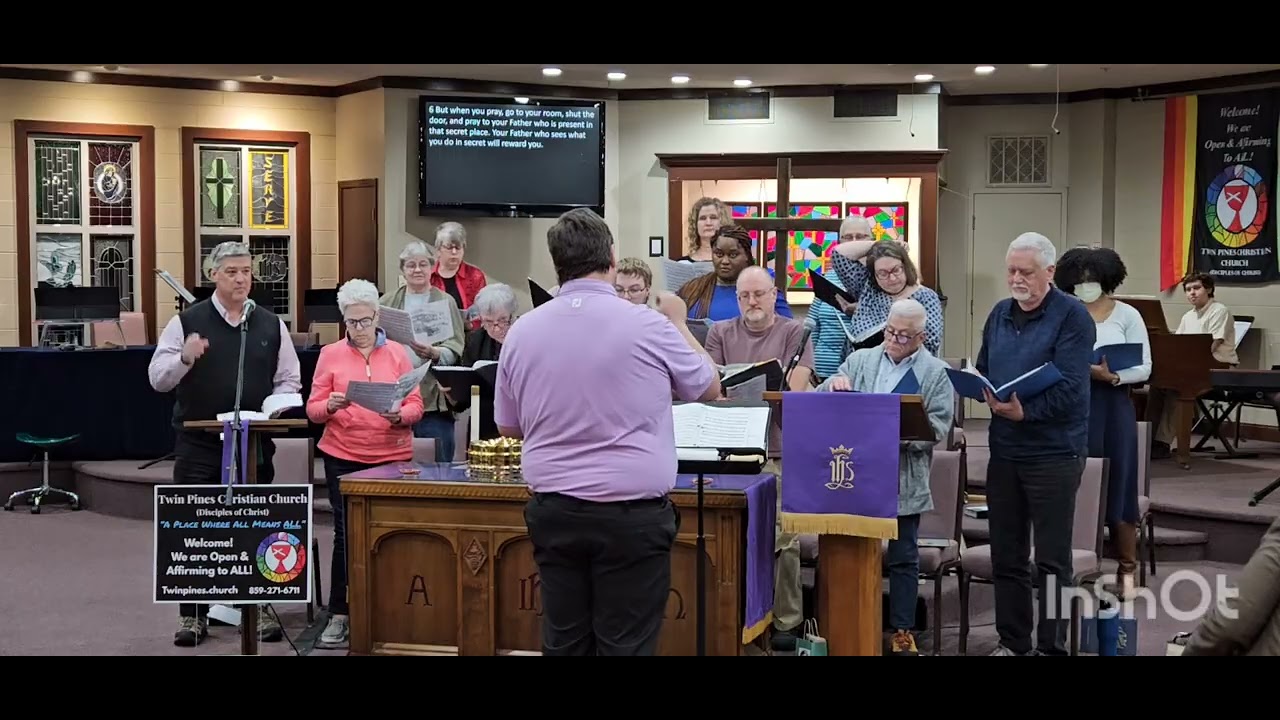 2.18.26 Ash Wednesday music from  joint service with Woodland C C  (DOC) and Bluegrass U C C