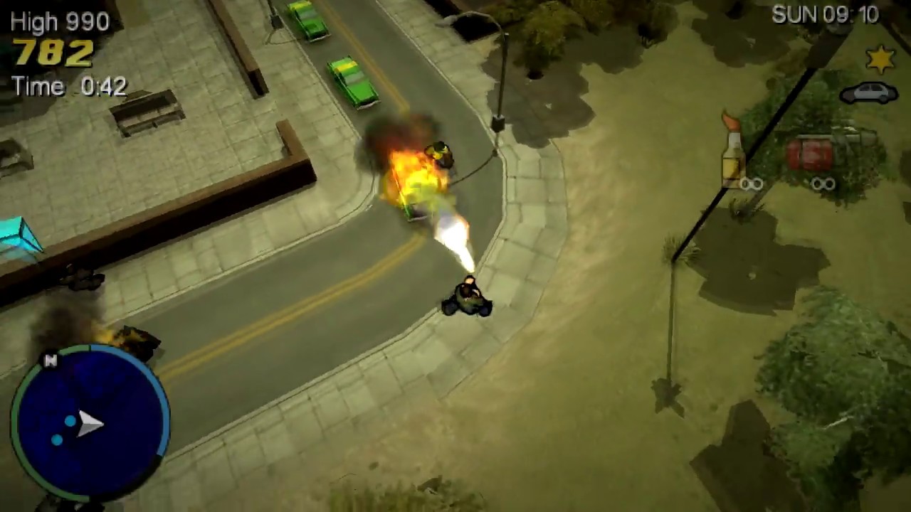 GTA Chinatown Wars - 35 rozwałek / 35 rampages (PSP)