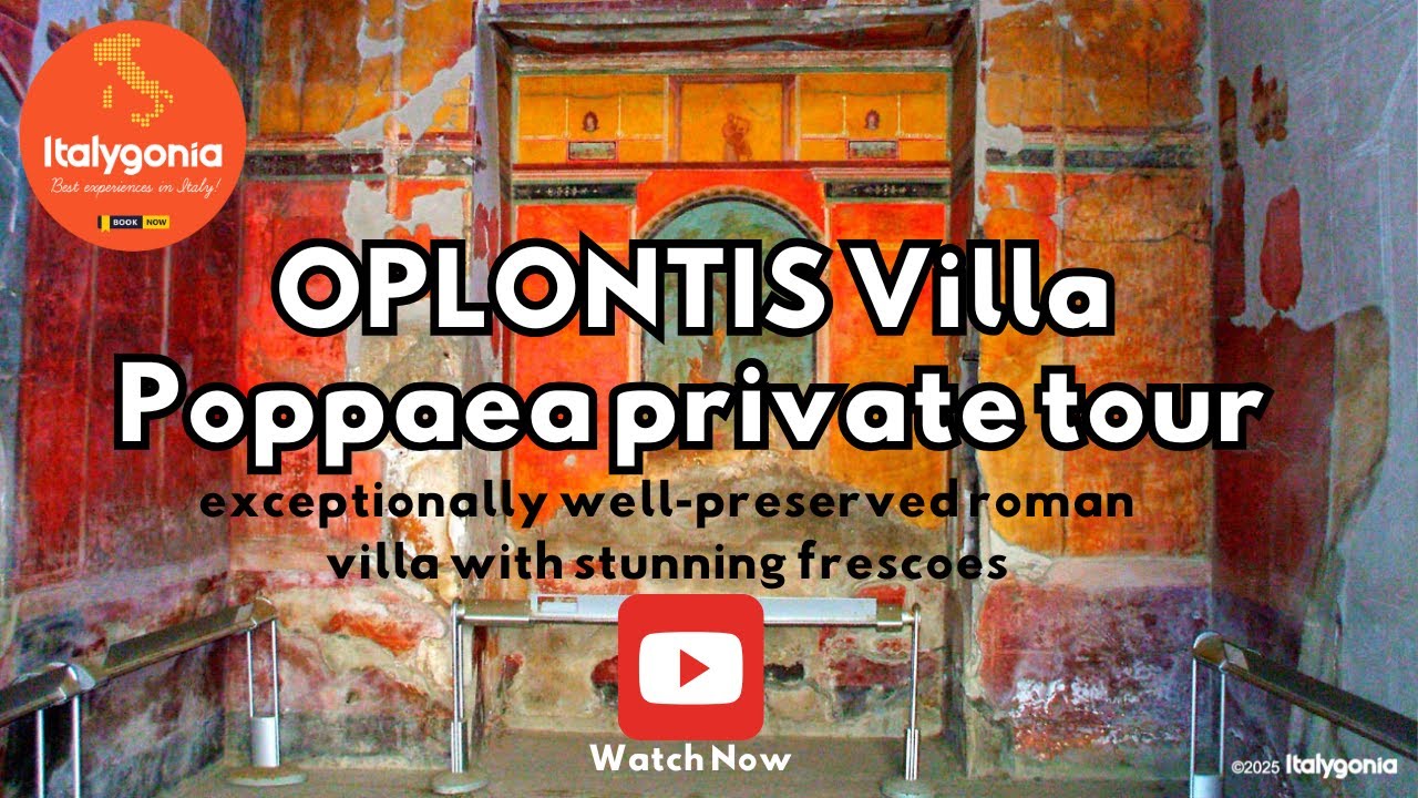 OPLONTIS Villa Poppaea private tour: exceptionally well preserved roman villa with stunning frescoes