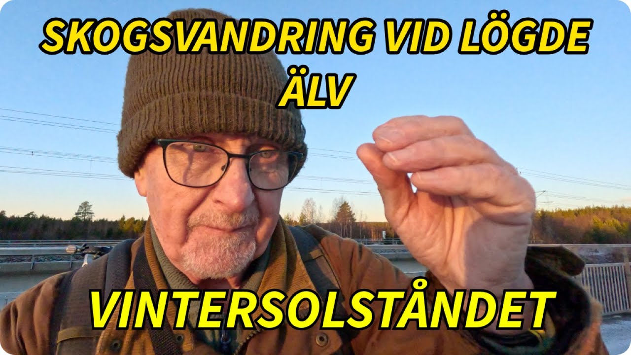 Skogsvandring vid Lögde älv vid Vintersolståndet