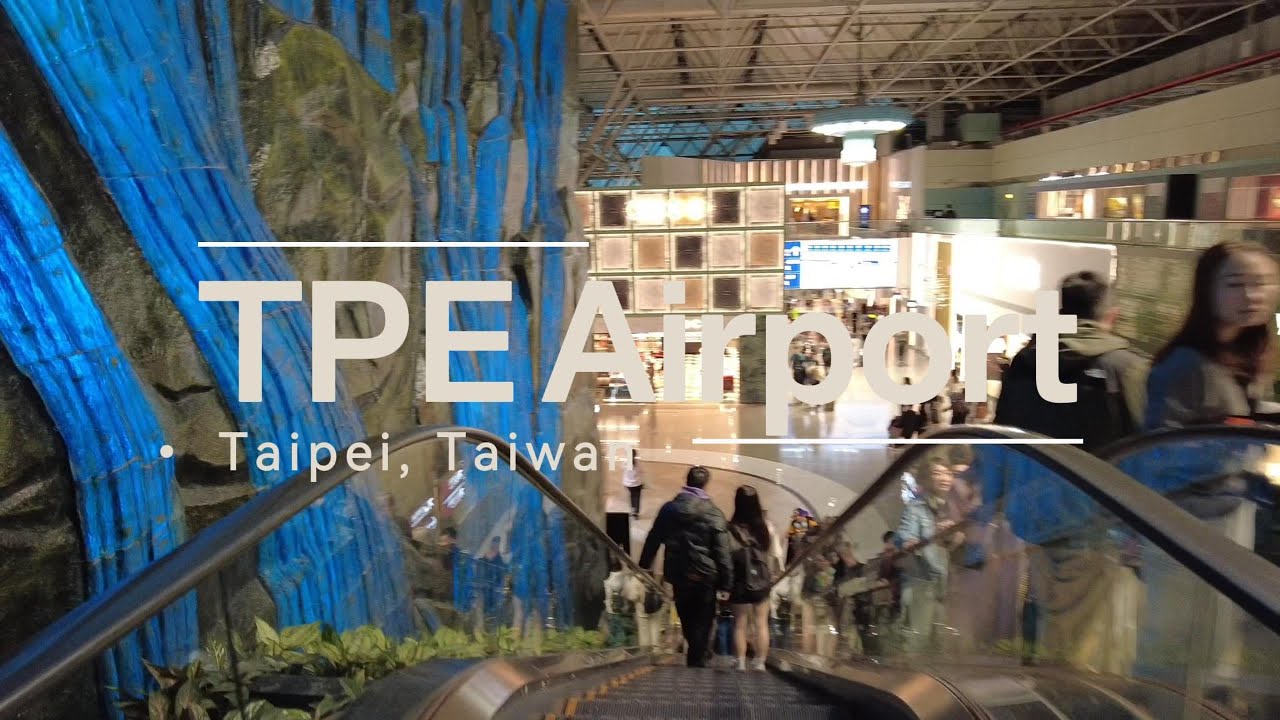 TPE Airport Shopping Mall Walkthrough | Taipei Taoyuan Airport 2025