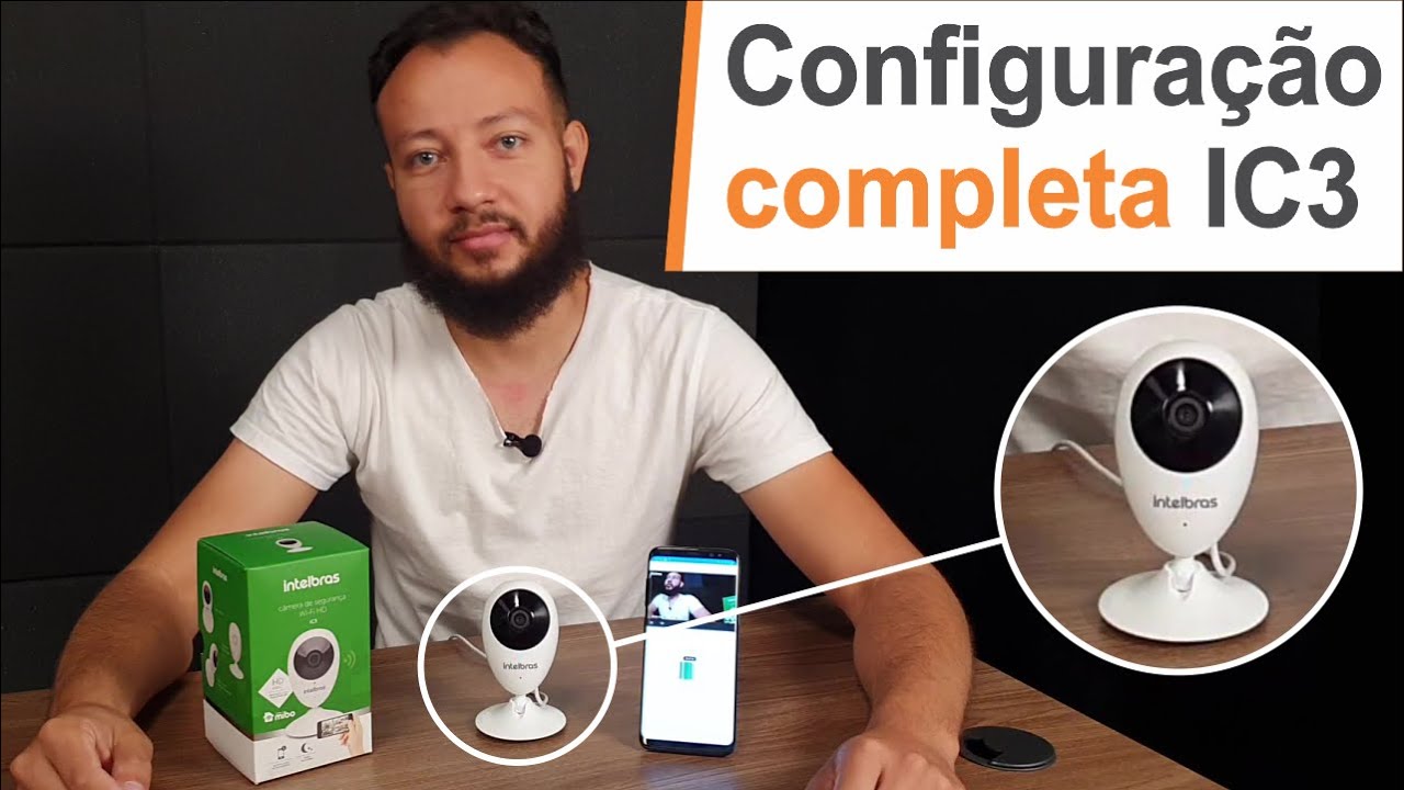 Como configurar câmera Ic3 Intelbras COMPLETO
