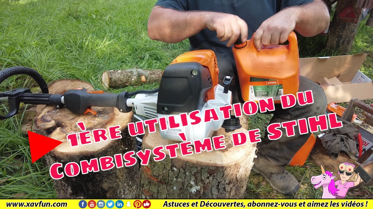 Première mise en route du Combisystème STIHL KM 131 R #stihl