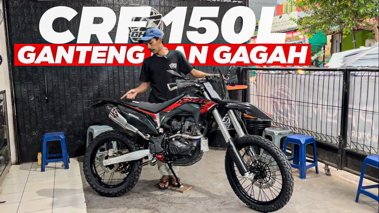 CRF MODIFIKASI BUAT HARIAN TAPI GANTENG || VELG 21/18 juga cakep guys