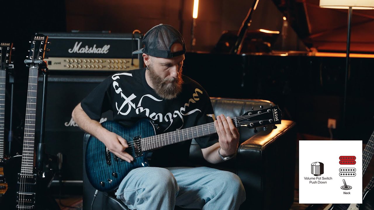 AKLOT Muti-Tone Electric Guitar with Coil-Split | You&rsquo;ve Never Heard It Like This