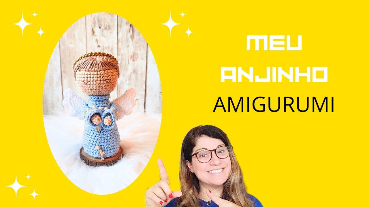 MEU ANJINHO EM AMIGURUMI /UM TUTORIAL COM MUITAS DICAS DE CROCHÊ