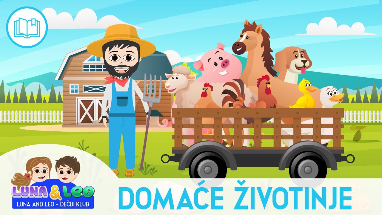 Domaće životinje - Životinje za decu | Učimo životinje 🚜🐷🐮