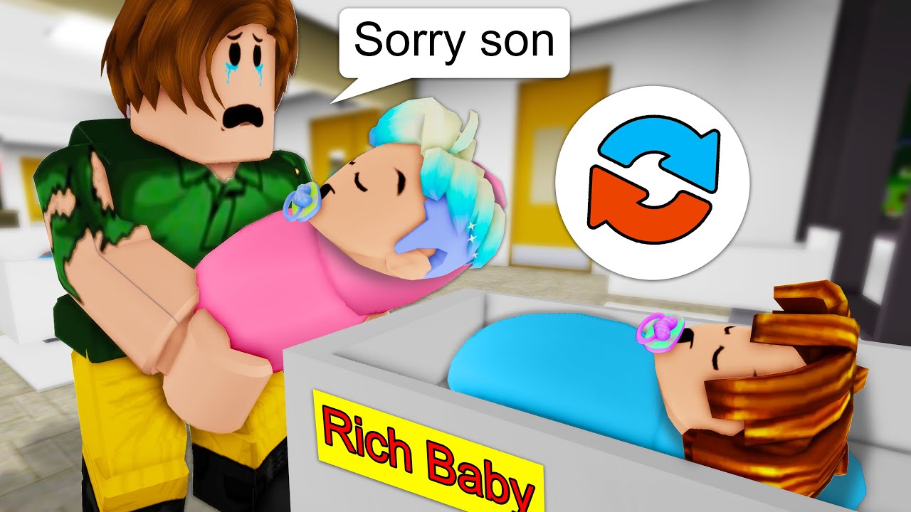 ROBLOX Brookhaven 🏡RP - FUNNY MOMENTS : Peter was swapped at birth