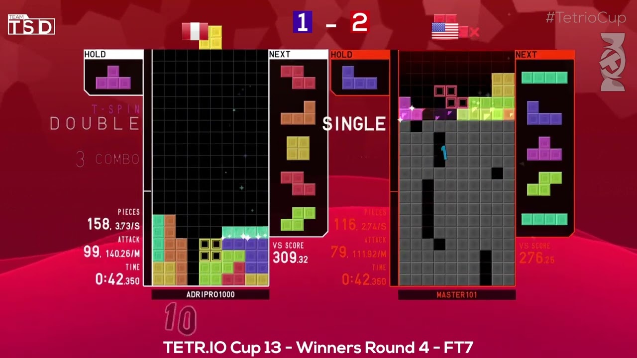 TETR.IO Cup 13 - Master101 vs Adripro1000 - Winners Round 4