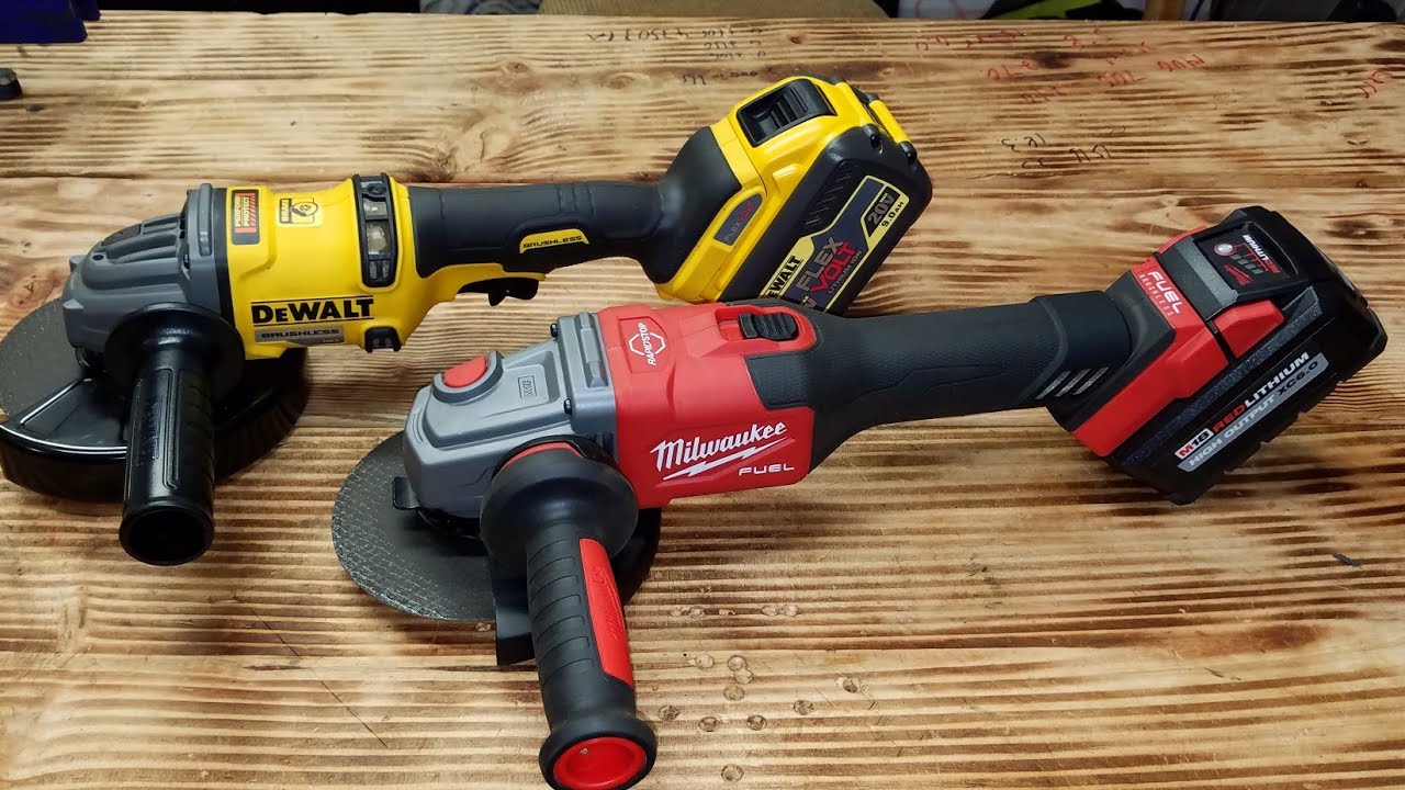 💥💥💥 6-дюймовая шлифовальная машина Milwaukee M/18 Fuel против 6-дюймовой шлифовальной машины Dewa...